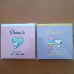 スヌーピー メモパッド 2個セット