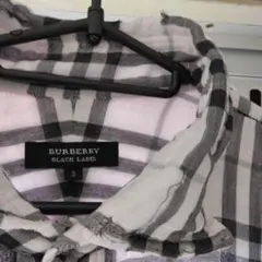 BURBERRY BLACK LABEL チェックシャツ サイズ3のサムネイル