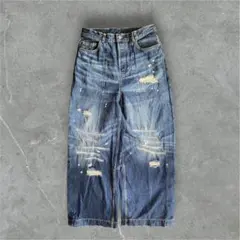 Nudie Jeans ワイドデニムパンツ スケーター - メルカリ