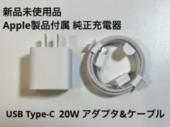 新品未使用 iPad付属品 Apple 純正 充電器 20w