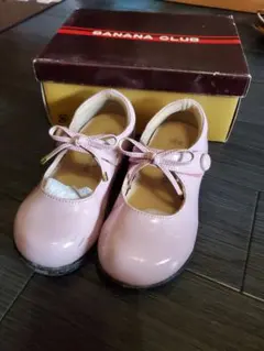 フォーマル靴　ピンク　18㎝