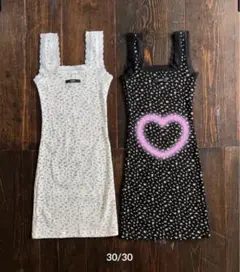 エピヌ épine label lace flower rib onepiece