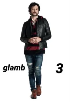 glamb グラム☆鬼ヒゲ ダメージクラッシュ加工 バイカーデニムパンツのサムネイル