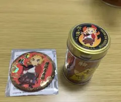 ニジゲンノモリ 鬼滅の刃 煉獄杏寿郎 七味唐辛子 キラメタ缶バッジ
