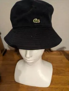 Supreme×LACOSTE L!VE ベロアバケットハット ブラック M - メルカリ