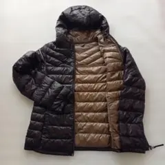 00年OLD UNIQLO プレミアムダウンジャケット　ブラウン