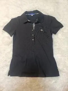 BURBERRY バーバリー ノバチェック ポロシャツ 黒 38
