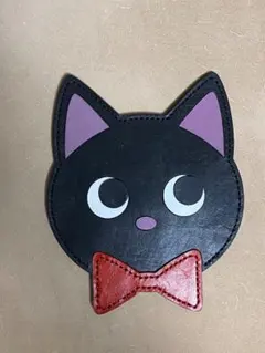 黒猫 カードケース 本革 Yo-ko