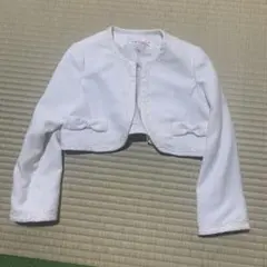anyFAM 白　ジャケット 120 発表会　フォーマル