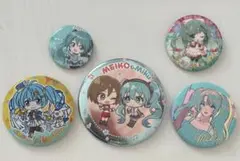 初音ミク 缶バッジ 5個セット