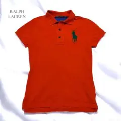 RALPH LAUREN ポロシャツ ビッグポニー オレンジ S 半袖のサムネイル