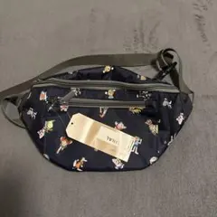 新品未開封 100%ドラえもん&FRIENDS クロスボディバッグ ブラック