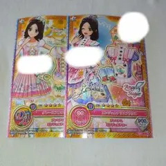 値下げ　アイカツオンパレードドリームストーリー　カード　2枚セット