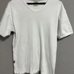ホワイト Vネック Tシャツ