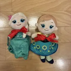 ディズニー　アナと雪の女王　￼アナとエルサ　ぬいぐるみセット