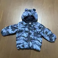 baby GAP くま耳付き迷彩柄ダウン 18-24ヶ月 90cm