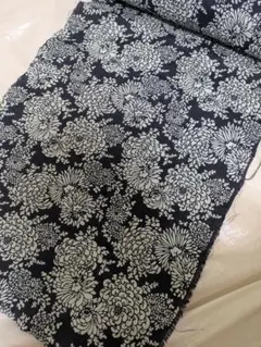 豆千代モダン 新品未使用 半幅帯 黒地に花 - メルカリ