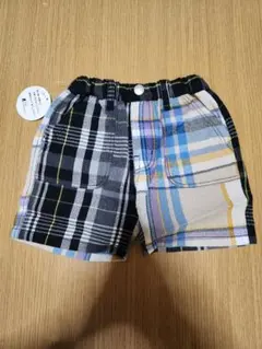 BREEZE チェック柄ショートパンツ 90