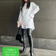 極美品✨ ディーゼル オーバーフィット シャツ レイヤード 近年 ロゴ 