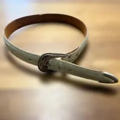 【新品未使用】RRL アメリカンヴィンテージエンボス加工 ブラウンベルト 新品未使用】RRL アメリカンヴィンテージエンボス加工 ブラウンベルト