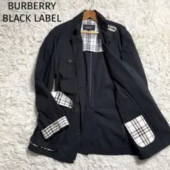 バーバリーブラックレーベル　ライトジャケット　ノバチェック　ストレッチ　サイズL