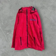 PORT AUTHORITY フード付き ナイロンジャケット レディース M 赤