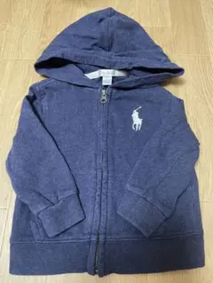 Ralph Lauren ネイビー フード付き　パーカー 24M