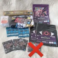 新品　14点& ルフィ　プロモカード2枚　ワンピースカードゲーム　一番くじ