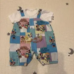 Disney baby ミッキー＆フレンズ ロンパース 70cm