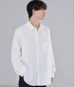 【LUENNA】 ワイドカラールーズフィットシャツ