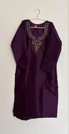 インドembroidery クルタトップス