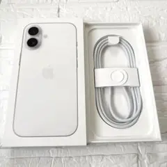 Apple iPhone17 (ホワイト)箱とUSB-C ケーブルセット