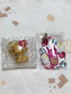 トコナツバケーション　チャーミーキティ マスコット、ストラップ　2点セット