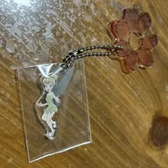 ディズニー　Disney ティンカーベル　キーホルダー　クリップ
