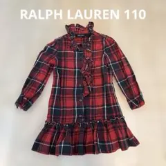 Ralph Lauren チェック柄ワンピース 110