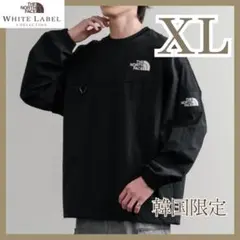 正規品　ノースフェイス アルバニー EX クルーネック　黒　XL 韓国 ロンT