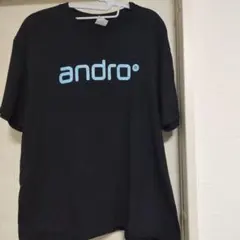 andro 黒 Tシャツ Lサイズ