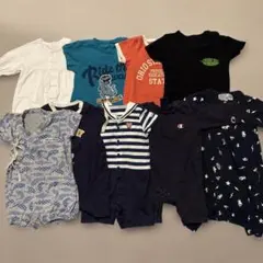 ベビー服まとめ売り9点 男の子 70-80【バラ売り不可】