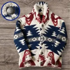 アンティバルリスティック　モールジャケット　ショールカラー コンチョ　ネイティブ