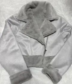 LIP SERVICE リバーシブルムートンライダースジャケット