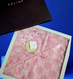 新品 CELINE マカダム タオルハンカチ セットㅡ2刺繍