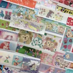 たっぷり ディズニー フレークシール 100枚 ダッフィー おすそ分け　切り売り