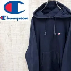 KP23《USA製》チャンピオン　パーカートレーナー　トリコタグ中期　目玉ロゴ