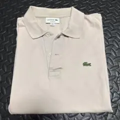 美品◆LACOSTE ラコステ 半袖ポロシャツ アイボリー　白ワニ　36サイズ LACOSTE - 【美品】ラコステ白ワニポロシャツ の通販 by あっこ's shop