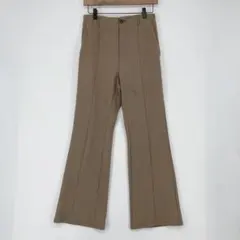 GU ジーユー ベージュ フレアパンツ Mサイズ