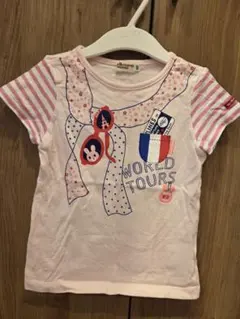 HOT BISCUITS 半袖Tシャツ 100cm ピンクのサムネイル