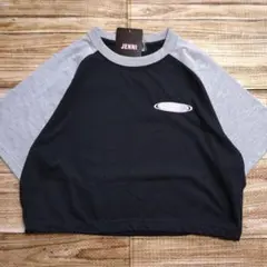新品 未使用 JENNI ジェニィ 半袖 Tシャツ 女の子 黒色 グレー 150