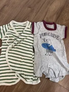【美品】ベビー服セット ボーダーとサーフィンデザイン サイズ60
