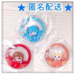 初音ミク　アクリルカラビナ　3点セット 鏡音リン　MEIKO