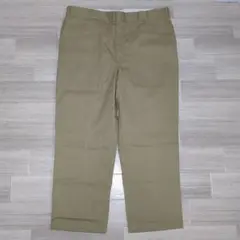 USA製 Dickies ワークパンツ スラックス ベージュ 44×30